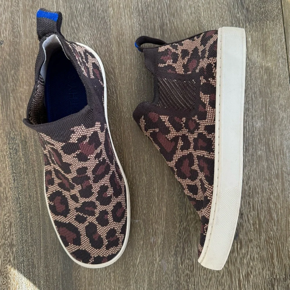 Rothy's The Chelsea High Top Slip On Sneaker Boot in Wildcat - Picture 3 of 14